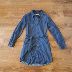 Banana Republic Knee Length Denim Dress Size 6
